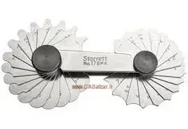 گیج شعاع سنج (R سنج) (Radius gauge)