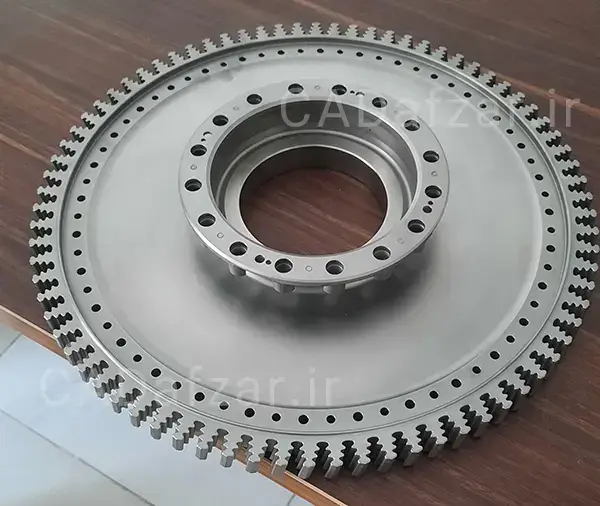 پودر پاشیدن به قطعات هنگام اسکن سه بعدی